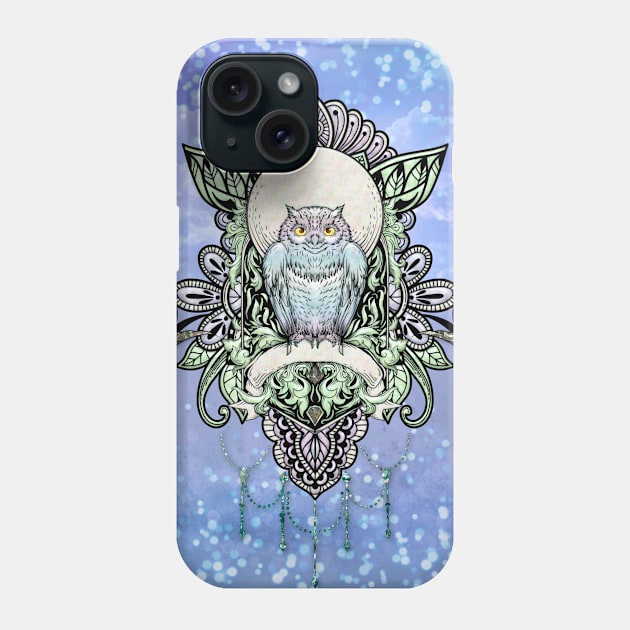 Cute decorative owl Phone Case by Nicky2342