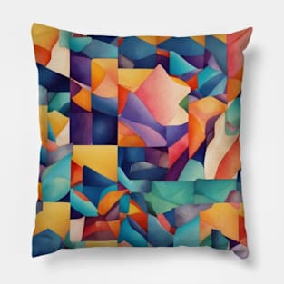 Abstract Patterns Inspired by Elements Pillow