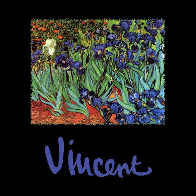 Irises by Vincent van Gogh by MasterpieceCafe