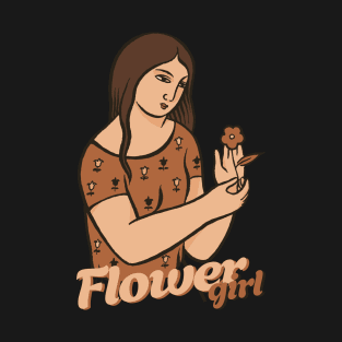 Girl and Flower T-Shirt