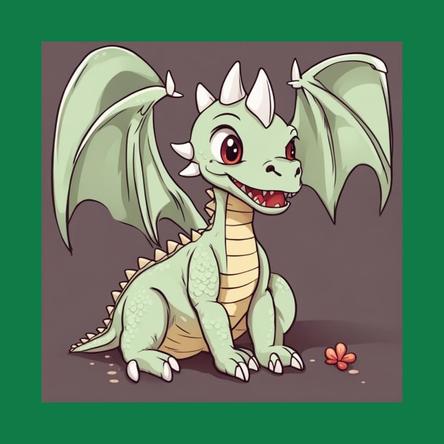 Cute baby dragon by Love of animals