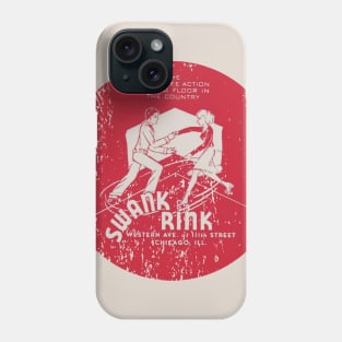 Swank Rink Chicago - vintage Roller Skating Phone Case