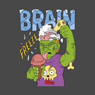 Zombie brain freeze - Halloween Gift T-Shirt