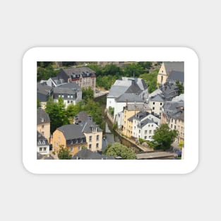 Unterstadt Grund, Alzette Valley, Luxembourg Magnet