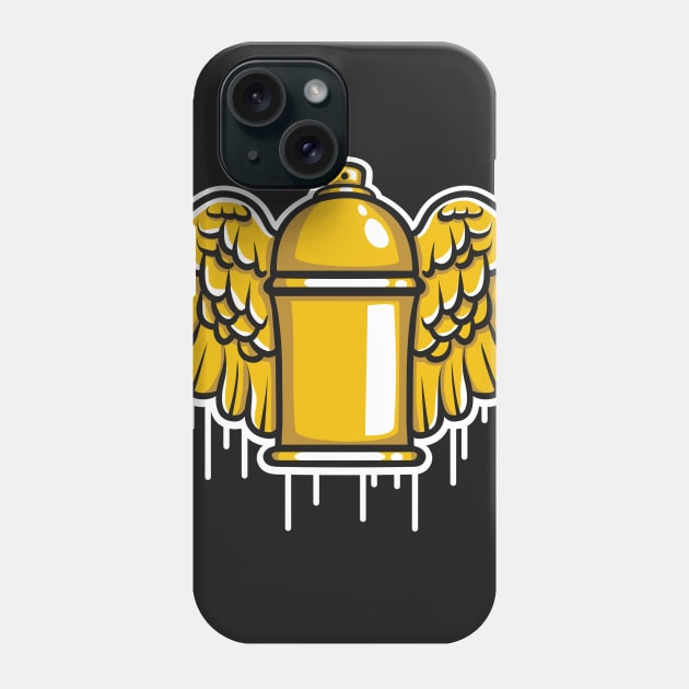 golden spray Phone Case by Luckyart11