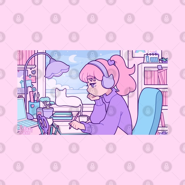 Lofi Girl by Inky_Trash