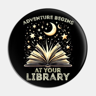 Adventure Begins At Your Library 2024 Pin