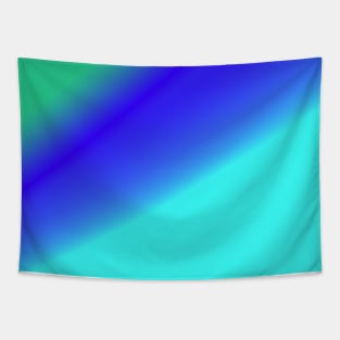 blue green abstract texture art Tapestry