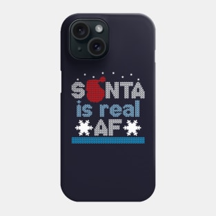 Funny Santa Claus Believe Ugly Christmas Sweater Phone Case