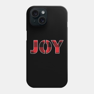 JOY - Buffalo Plaid Phone Case