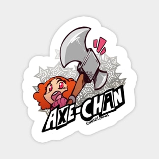 The Amazing Axe-chan Magnet