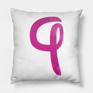 q Inspired Silhouette Pillow