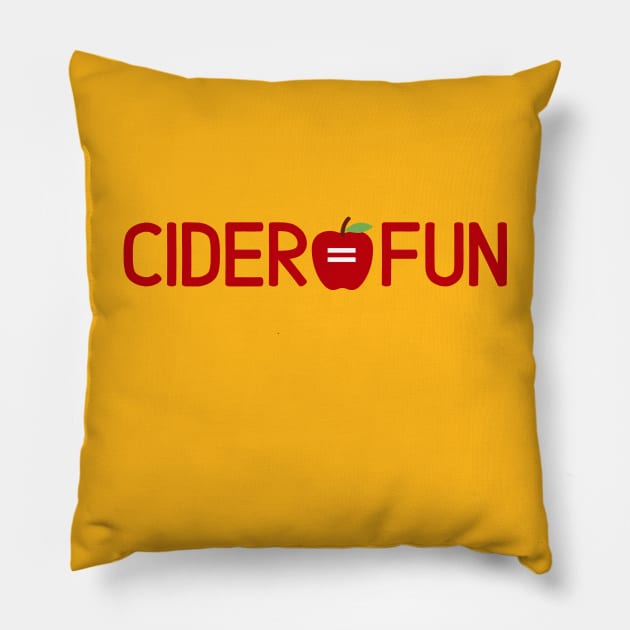 Cider = Fun Pillow by CiderChat