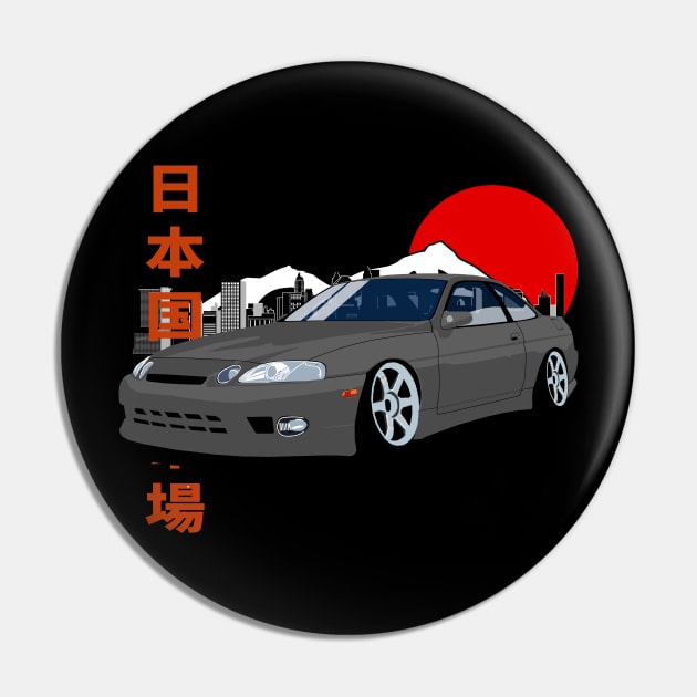 Lexus SC300 JZ Retro Style Pin by Rebellion Store