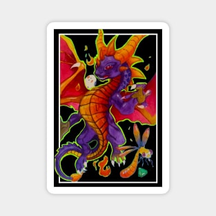 Spyro Print Magnet