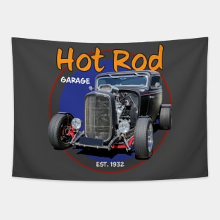 Hot Rod Garage Tapestry