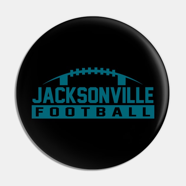 Jacksonville Football Pin by CasualGraphic