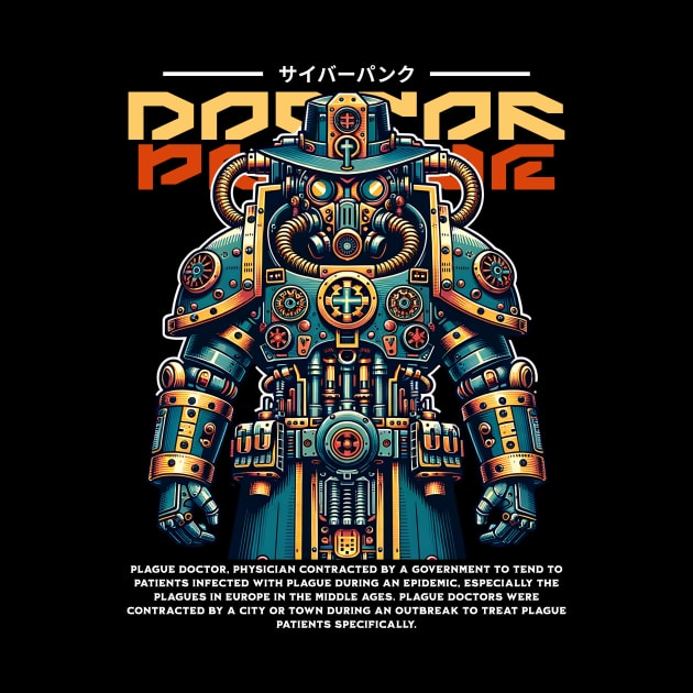 doctor plague mecha robot machine by Dracoola