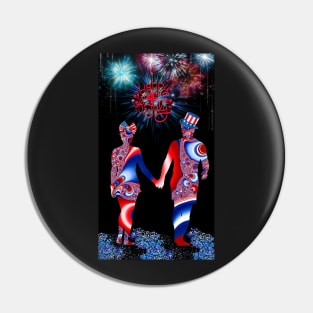 “Happy 4th of July” Pin