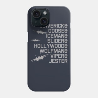 Top Gun Call Signs Phone Case