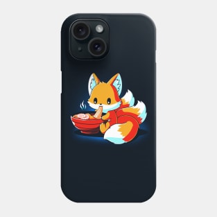 Cute Funny Foodie Fox animal lover Sarcastic Funny Quote Artwork Phone Case