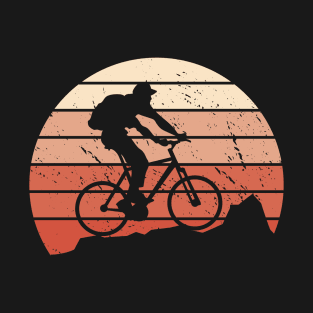 Retro Sun Mountain Bike - Cycling Shirt, Biking T shirt, Bicycle Shirts, Gifts for a Cyclist, Bike Rider Gifts, Cycling Funny Shirt T-Shirt