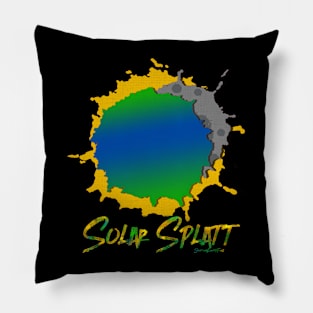 Eclipse Paint Splatt Pillow