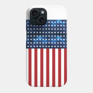 American flag galaxy all big - blue galaxy (patriot - veteran - USA lover) - gift idea Phone Case