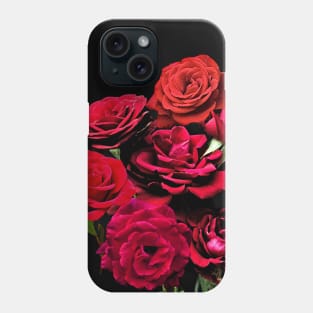 Bouquet of Red Roses Flowers Phone Case