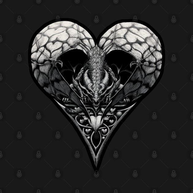 Dragon of hearts by Stanley Morrison Art