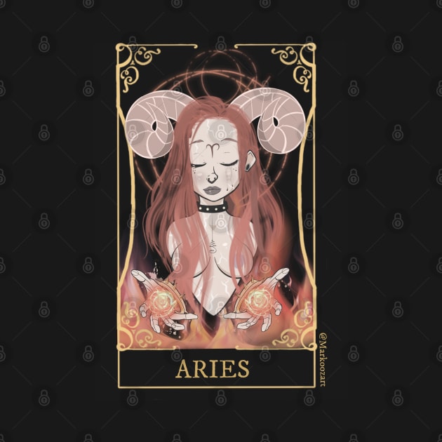 aries zodiac sign by marko0z