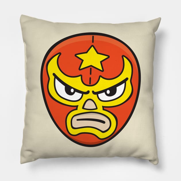 Luchador Mask 2 Pillow by DetourShirts