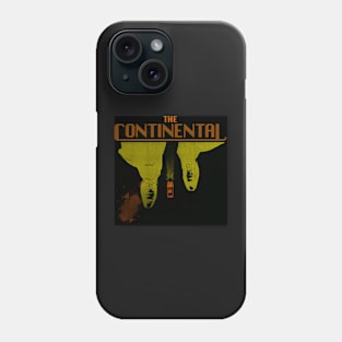 continental series john wick world graphic design illustration Phone Case