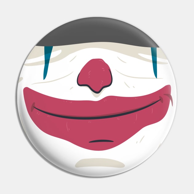 Clown Mask Face Mask Pin by Lionstar