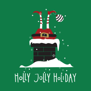 Holly Jolly Holiday Santa T-Shirt