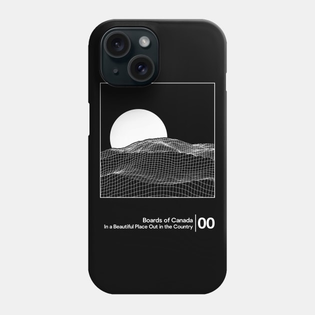 In a Beautiful Place Out in the Country - BOC / Minimal Style Graphic Artwork Phone Case by saudade