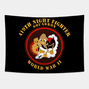 419th Night Fighter Squadron - WWII Tapestry