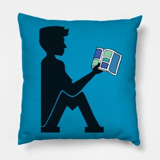 Matt Reads Comics Logo Pillow