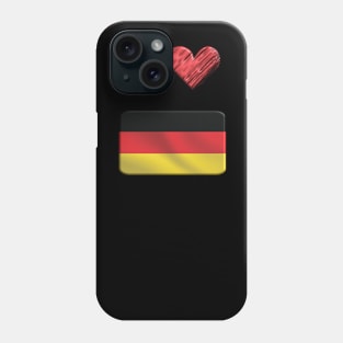 I love Flag from German Phone Case