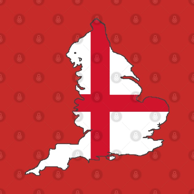 England And St George Cross Flag by taiche