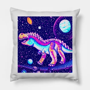 Space dinosaur Pillow