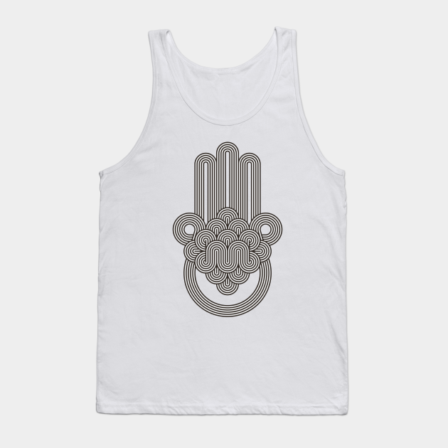 Fatima Hand Mandala Version Black Fatima Hand Tank Top Teepublic Start by marking la mano de fátima as want to read teepublic