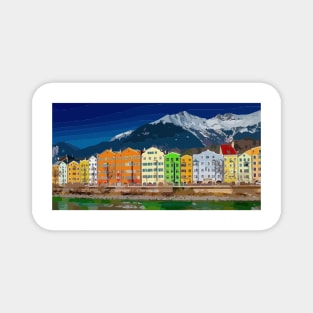 Beautiful Innsbruck Painting Magnet