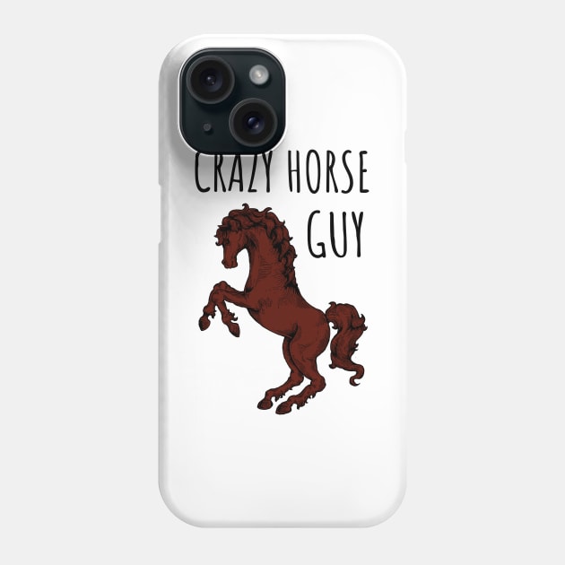 Crazy Horse Guy Phone Case by juinwonderland 41