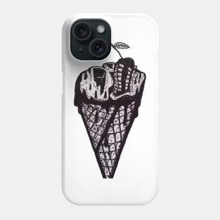 Ice cream, skulls, jms art Phone Case