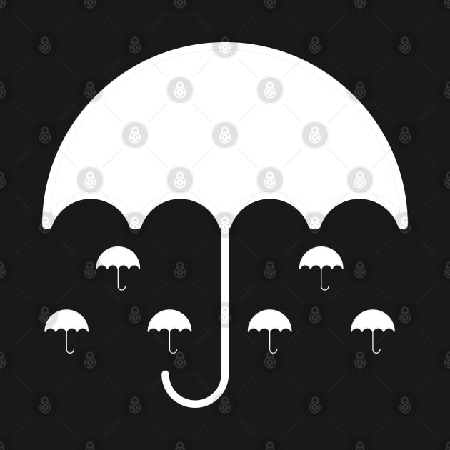 Raining Umbrellas by Love Ocean Design