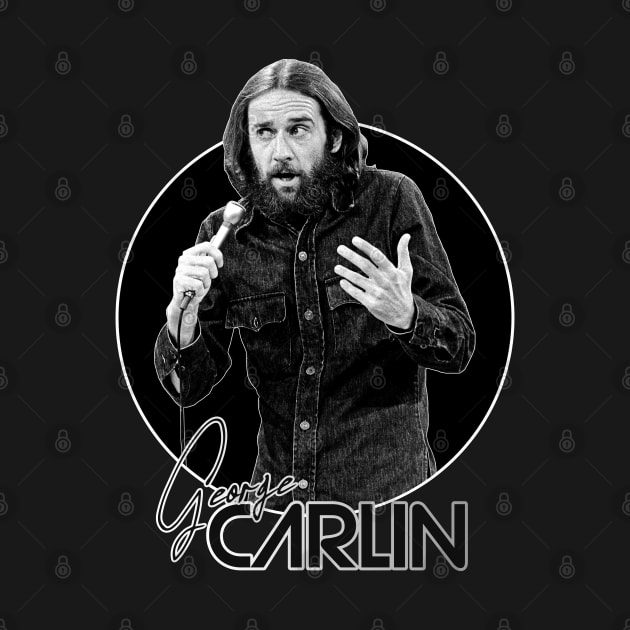 Retro George Carlin Dark Tribute by darklordpug