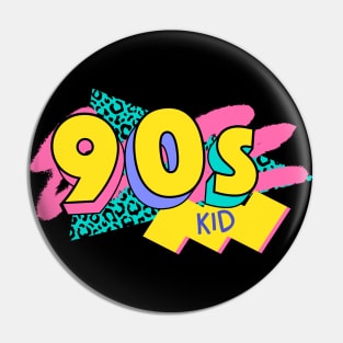 Retro 90s Kid Graphic Pin