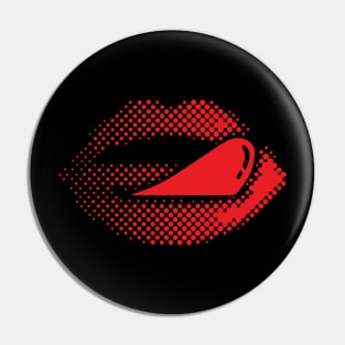 Red Lips Pin