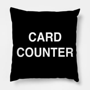 Card Counter Pillow